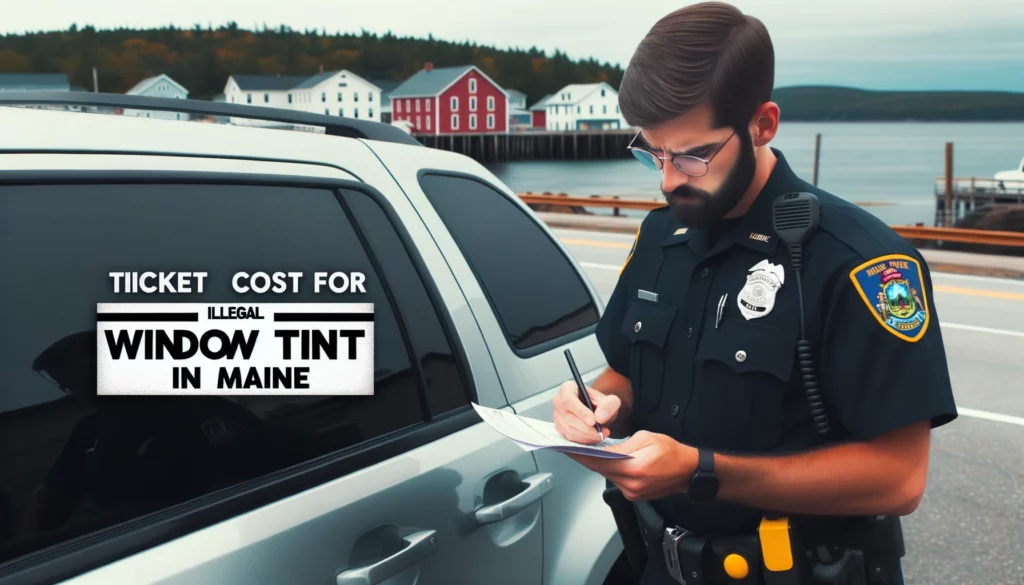 Photo of a police officer writing a ticket